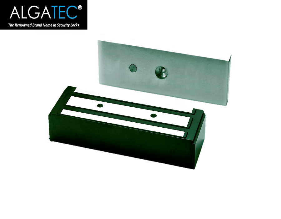 ALGATEC Mortice 1200lbs Electromagnetic Lock For Sliding Door- (Monitored Version)