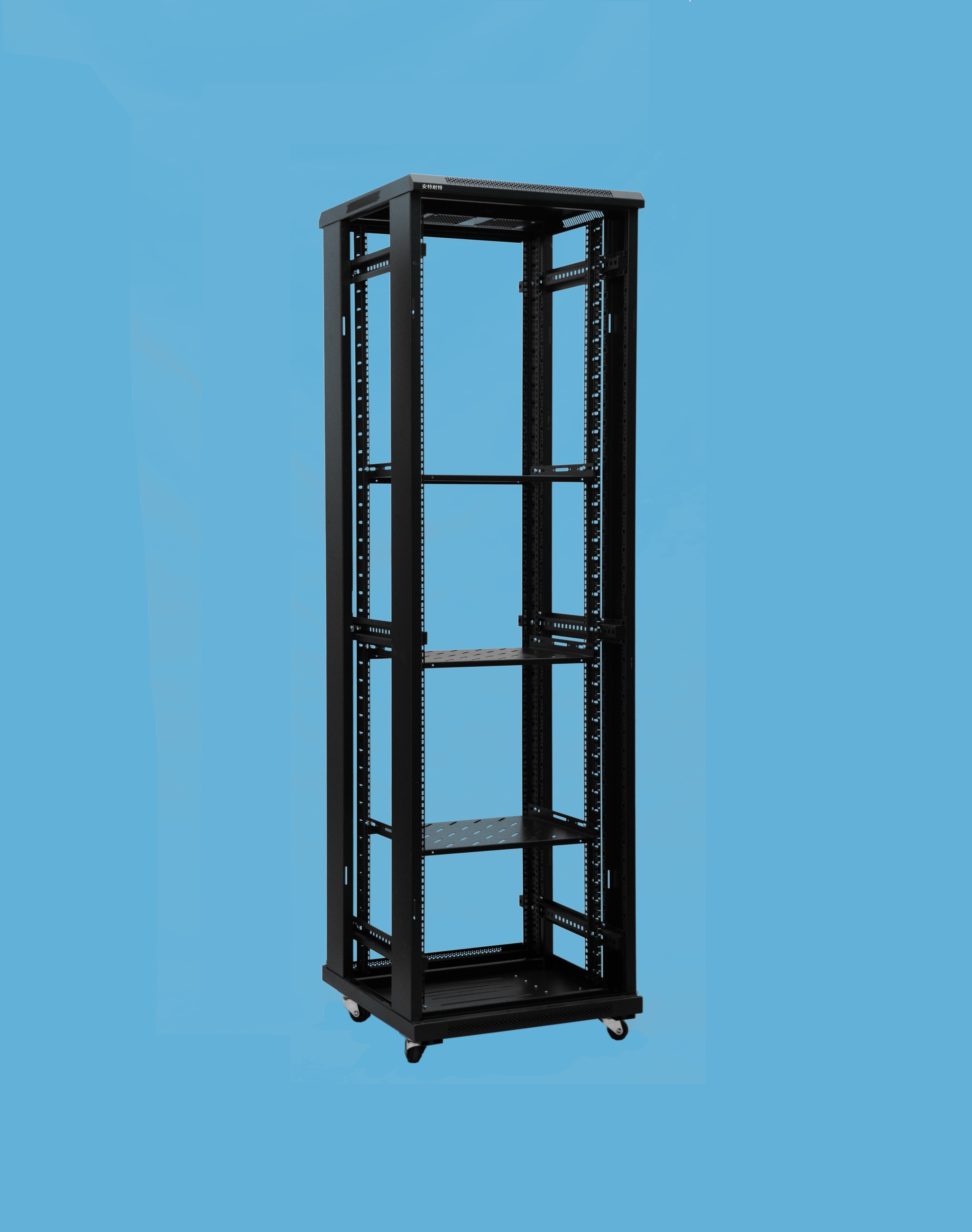 42u Network Open Rack Switch Enclosure Sturdy Welded Frame Structure Outdoor Server Rack Network Server Cabinet Rack