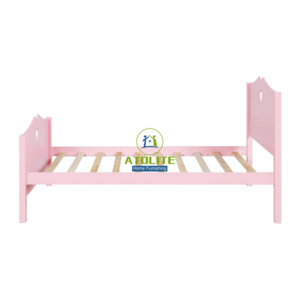 Factory direct sale wooden Bedroom Furniture Platform Bed with Heart Shaped Hollow Out Design