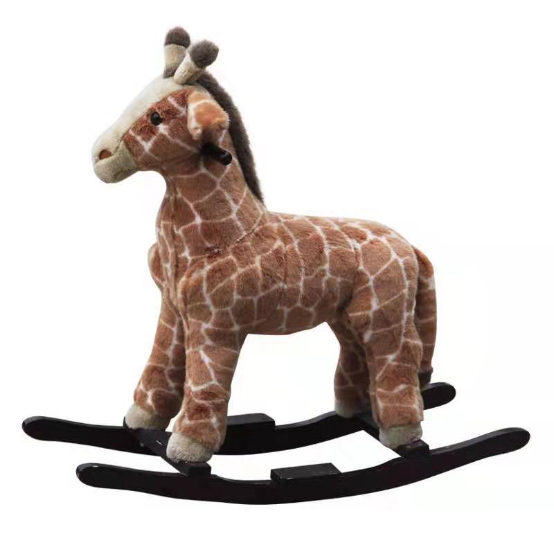 Baby Rocking Riding Horse Cheap Children Baby Kids Wooden Toddler Rocking Animal Rocking Horse Toy