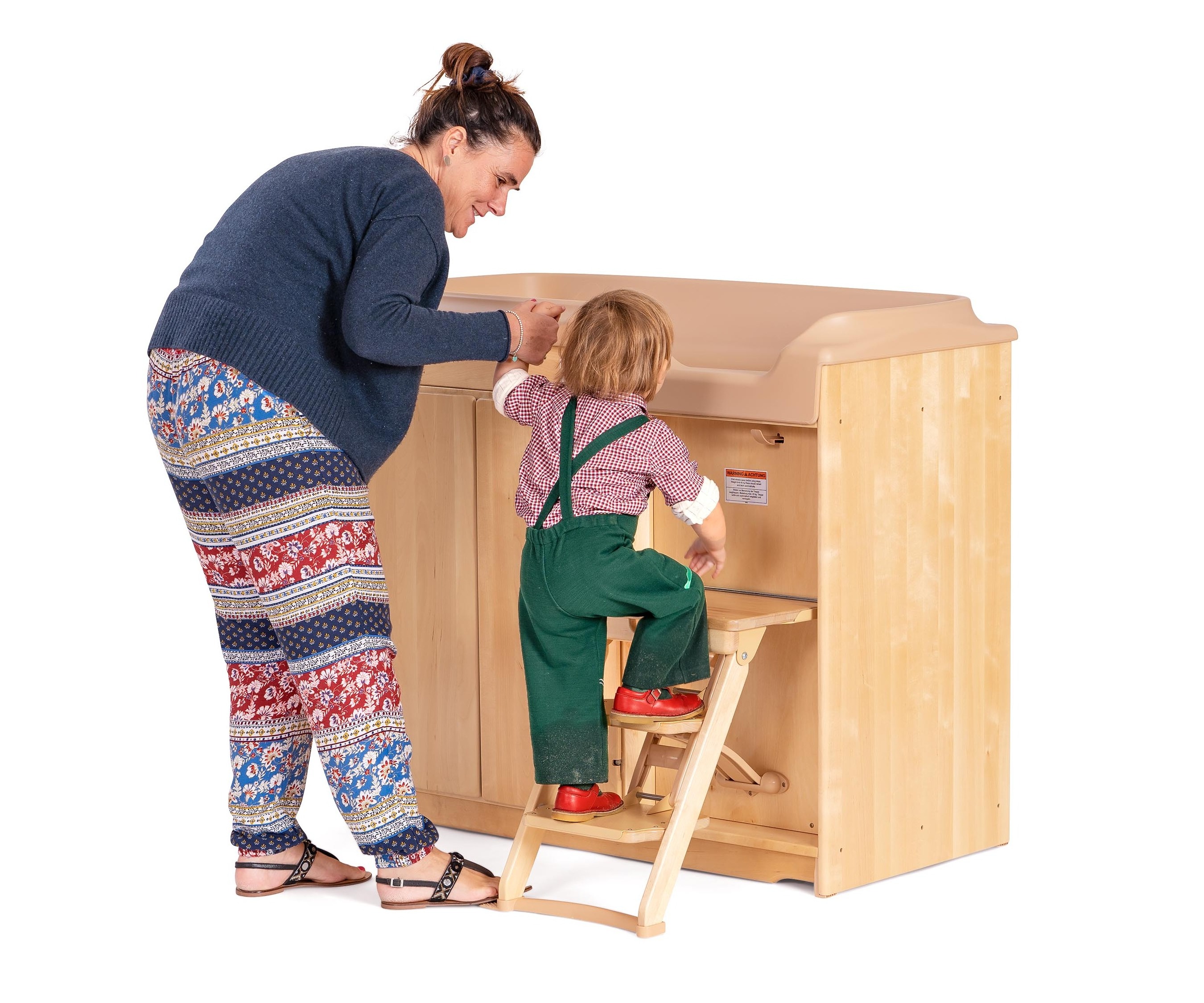 Wooden Changing Baby Table Nursery Table Portable Baby Furniture