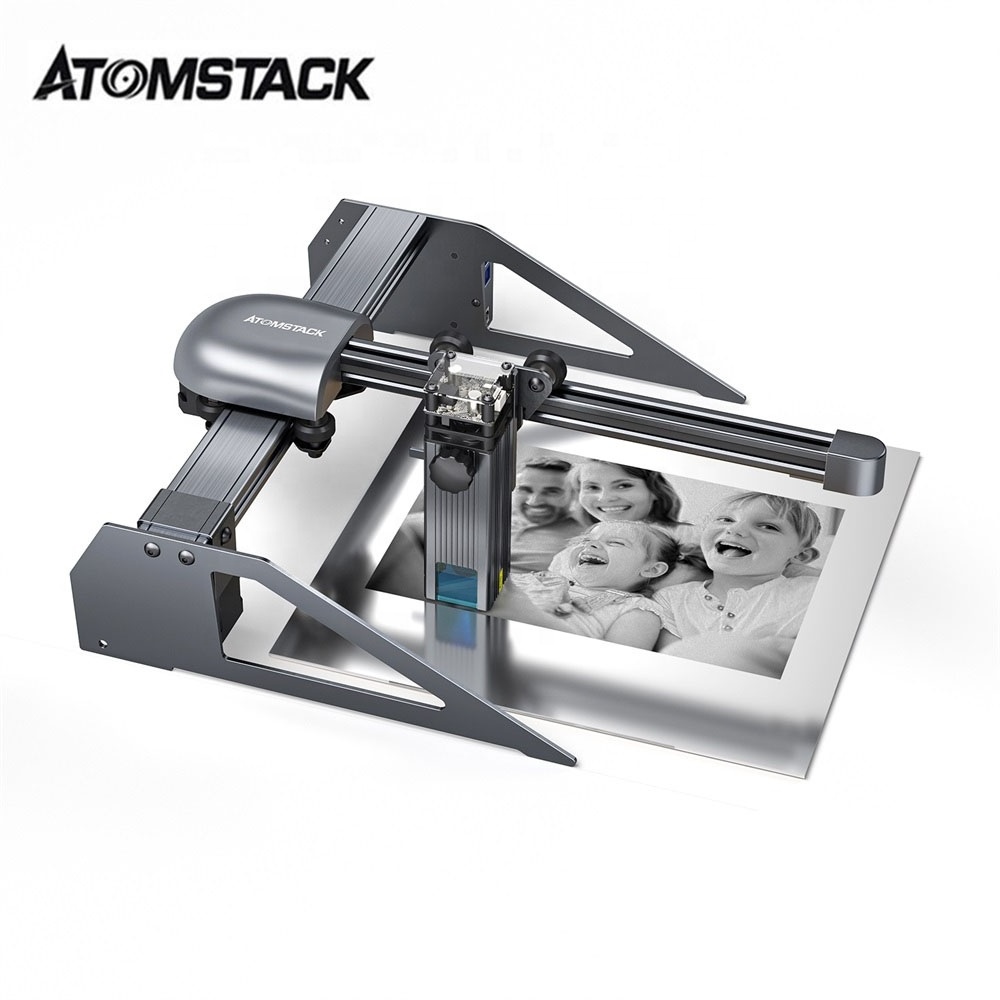 Hot Sale ATOMSTACK P7 M40 Small Acrylic Plastic Stainless Steel Name Plate Laser Cutting Portable Laser Engraving Machine