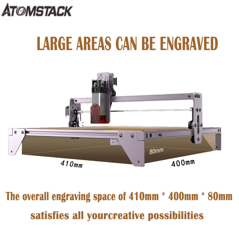 ATOMSTACK A5 PRO 40W CNC DIY Portable Granite Stone Glass Engravies Wood Cutter Laser Engraving Machines For Metal