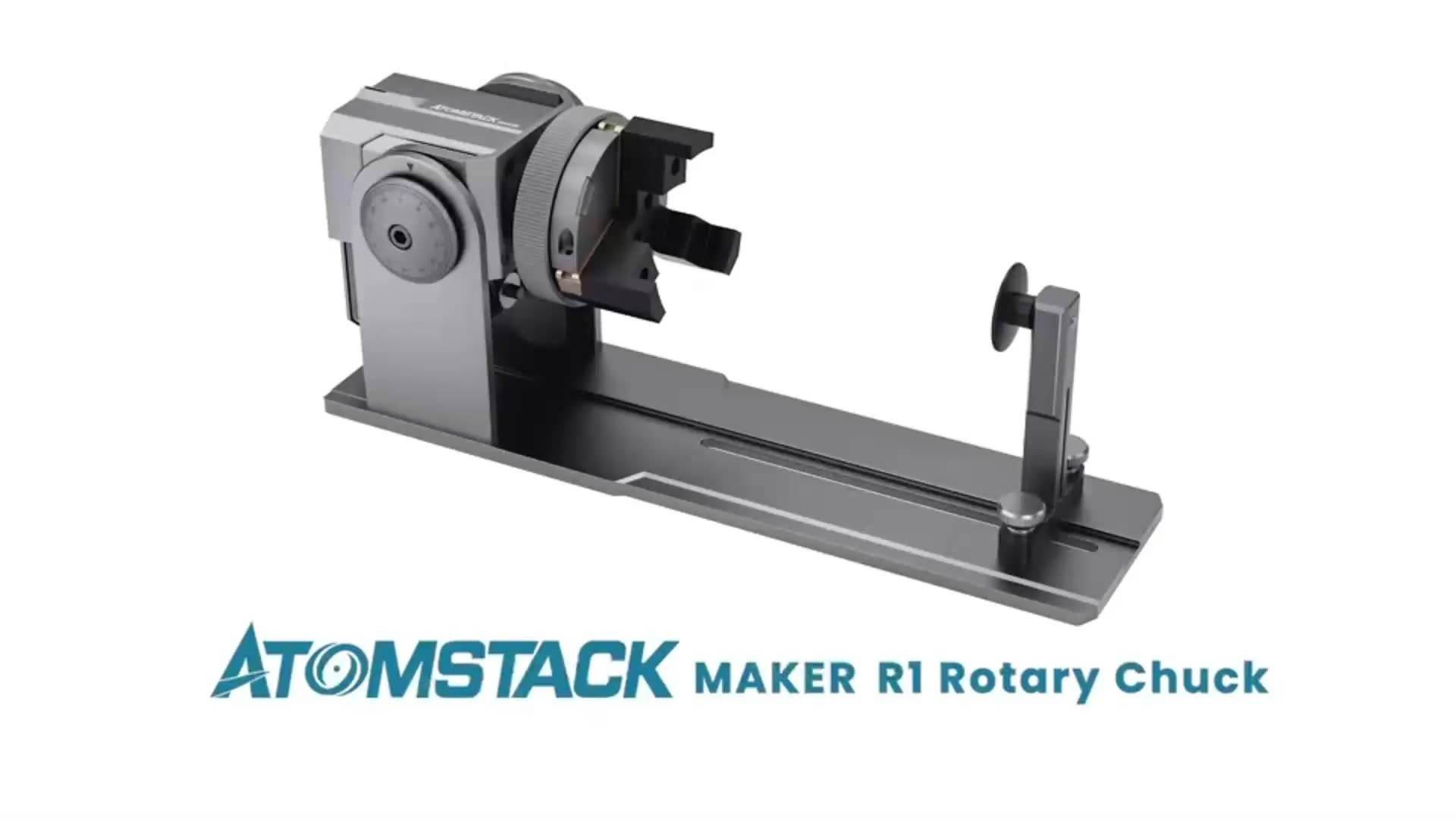 Atomstack R1 Multifunctional Turntable Roller Chuck R2 Rotary Roller For Laser Engraver CNC Engraving Cutting Machine Parts