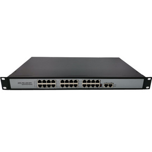 16 / 24 / 48 port Gigabit POE Ethernet optical fiber switch Manufactures