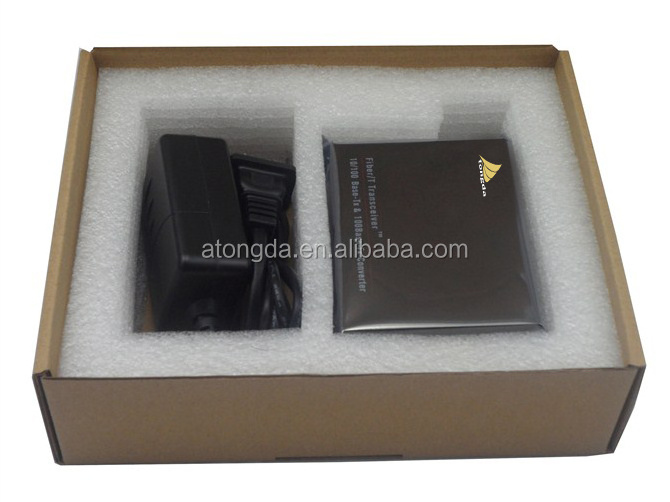 Atongda compatible TP LINK 10/100/1000Mbps 25km cctv ethernet fiber optical media converter