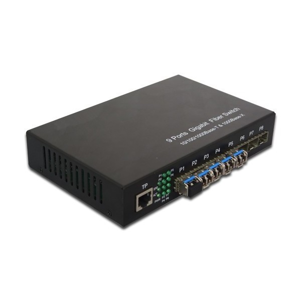 Gigabit ethernet optical fiber SFP switch 8*1000M port network switch