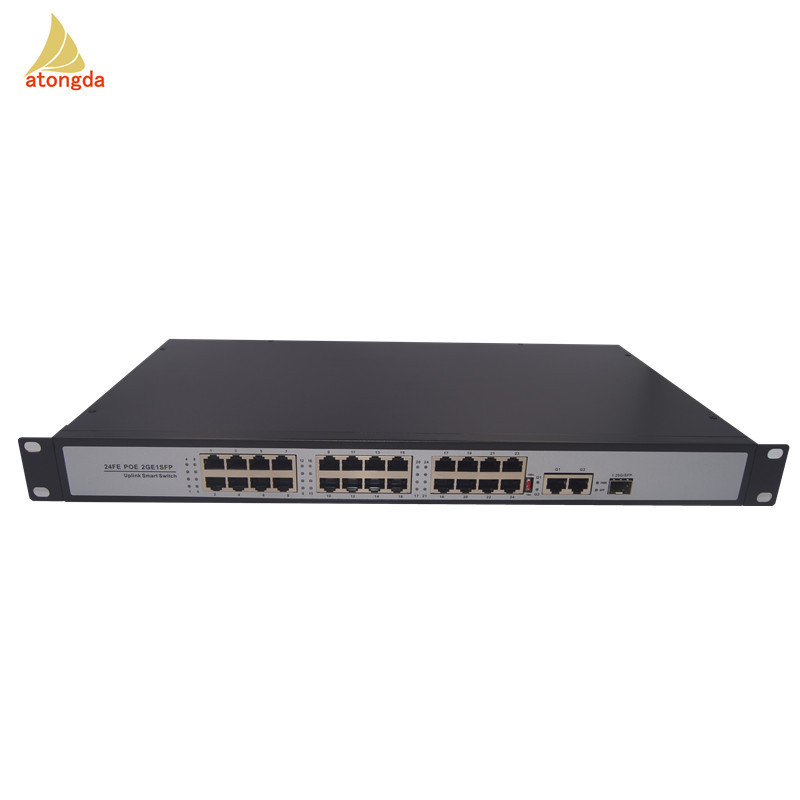 16 / 24 / 48 port Gigabit POE Ethernet optical fiber switch Manufactures