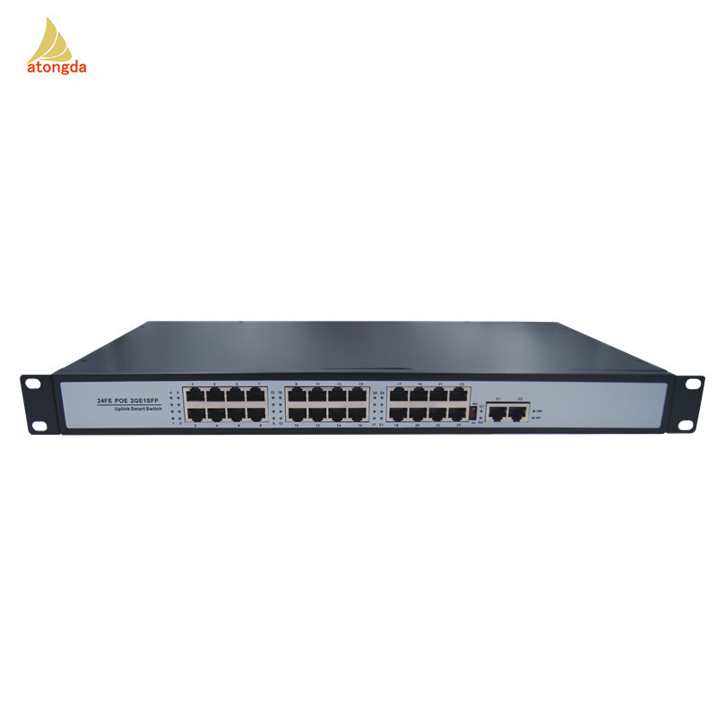 16 / 24 / 48 port Gigabit POE Ethernet optical fiber switch Manufactures