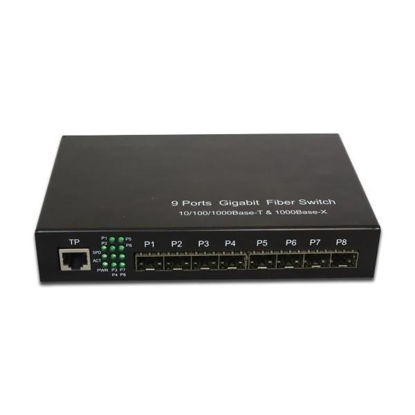 Gigabit ethernet optical fiber SFP switch 8*1000M port network switch