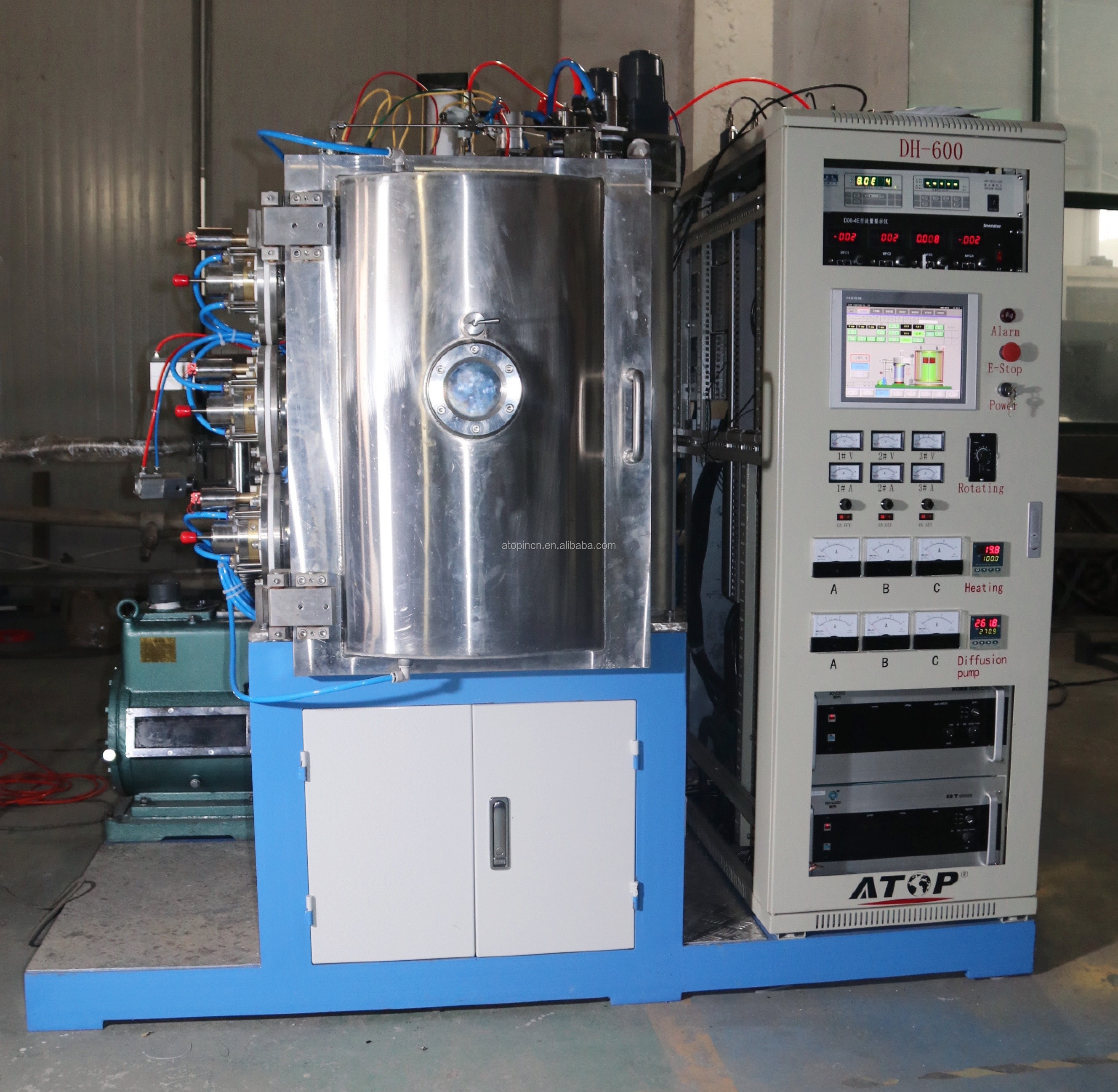 Atop Stainless Steel Sheet Metal Finishing Pvd Vacuum Deposition System/cathodic Multi Arc Ion Deposition Pvd Coating Machine