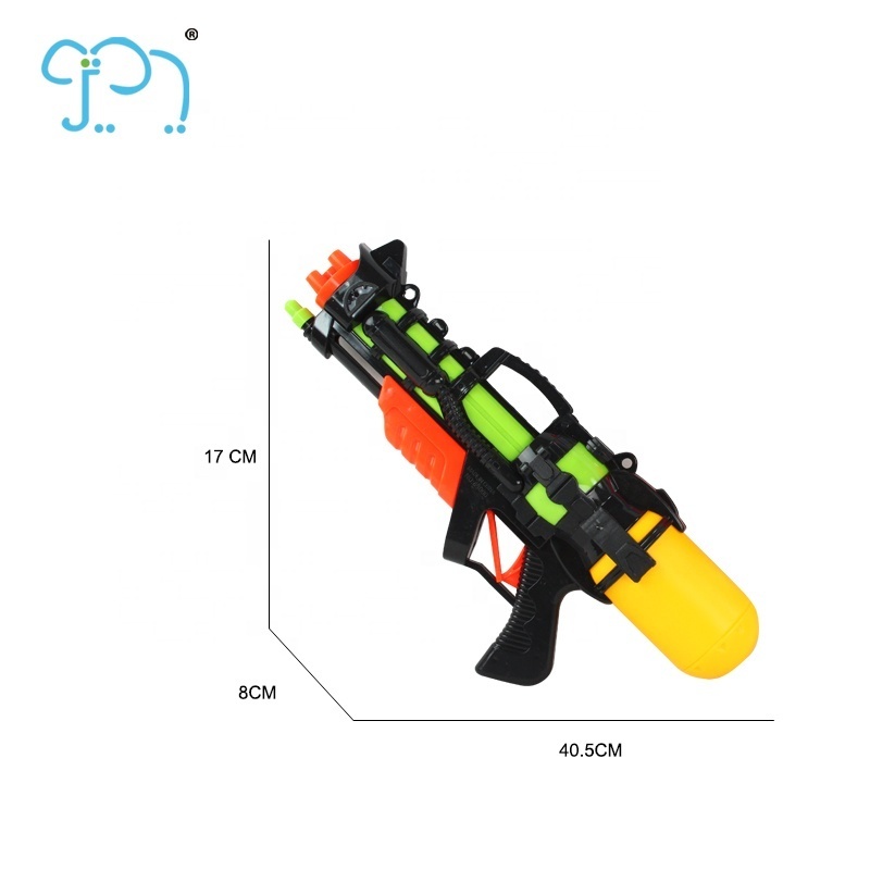 Water Pressure Gun For Kids Black Plastic Water Gun With Long Bottle