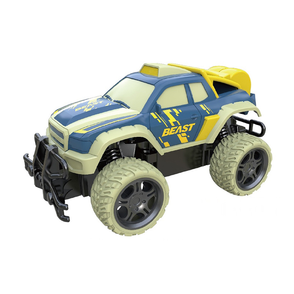 1/18 Scale 27MHZ 4CH Big Wheels Desert Racing Truck Model Toys 4WD RC Crawler Car For Kids