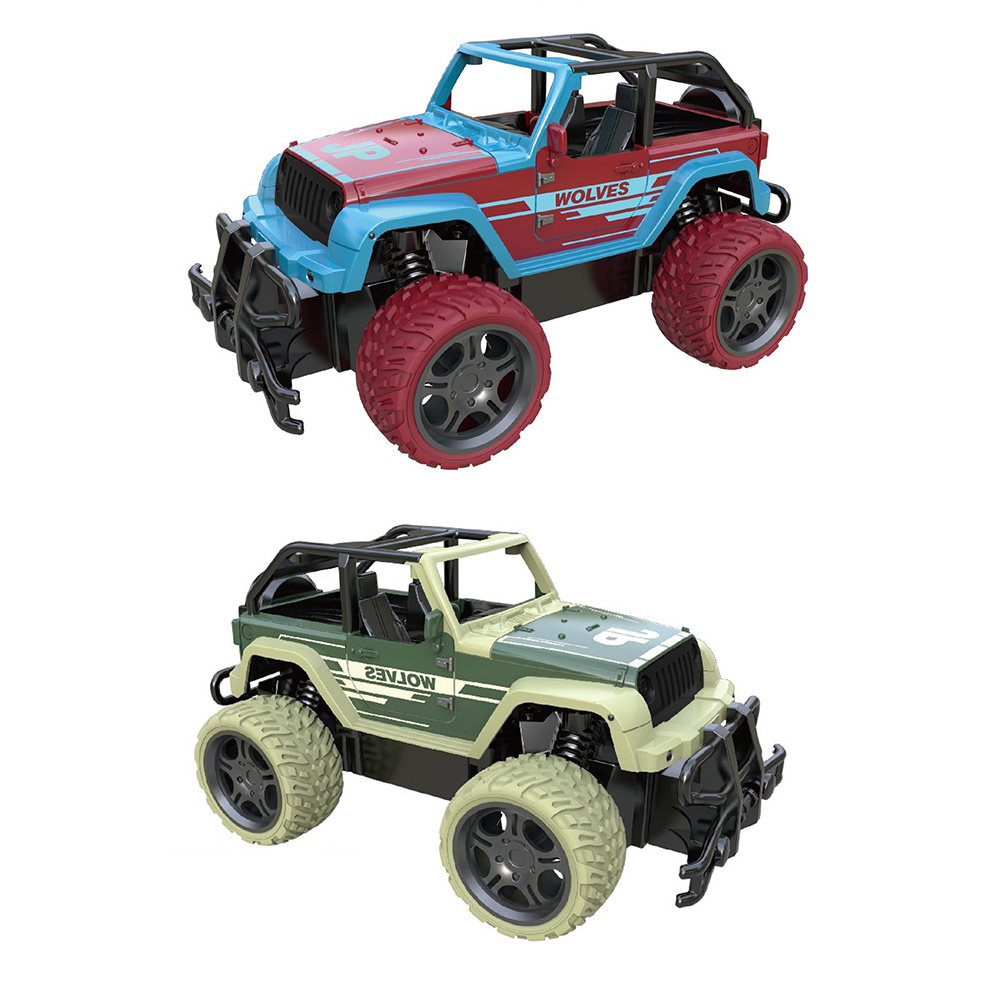 1/18 Scale 27MHZ 4CH Big Wheels Desert Racing Truck Model Toys 4WD RC Crawler Car For Kids