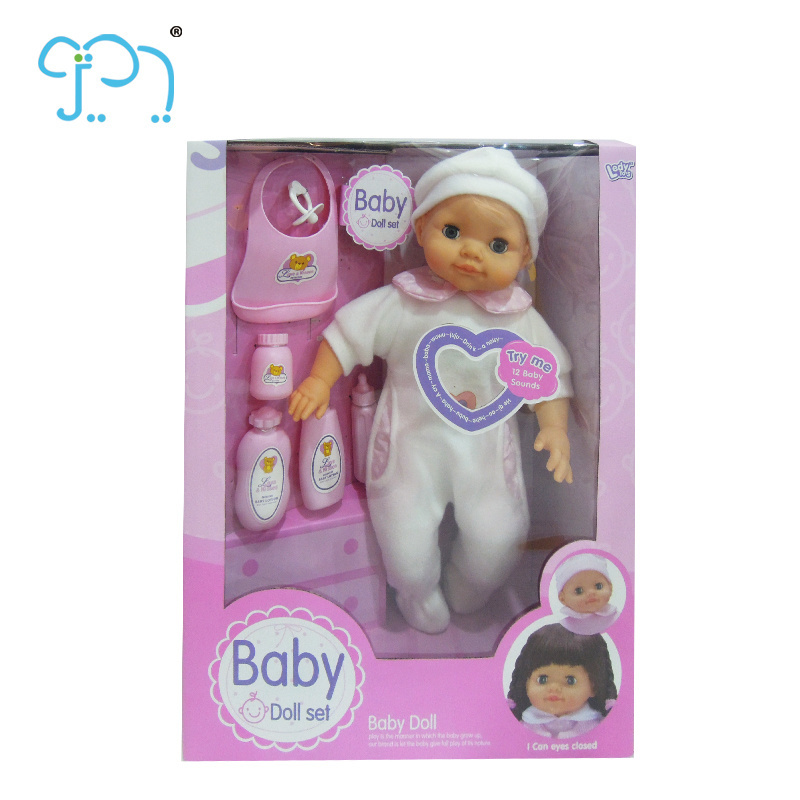 16 Inch Drink Milk Baby Dolls For 2024 Spanish Silicone Rebron Baby Dolls With Blinking Eyes