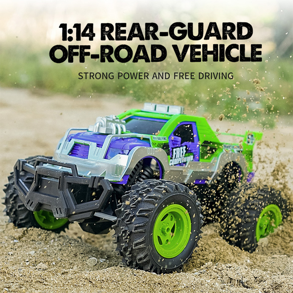 2.4GHZ 4CH PVC Shell 4WD Off Road Lowrider Model 1/14 Scale RC Car Toys For Sale