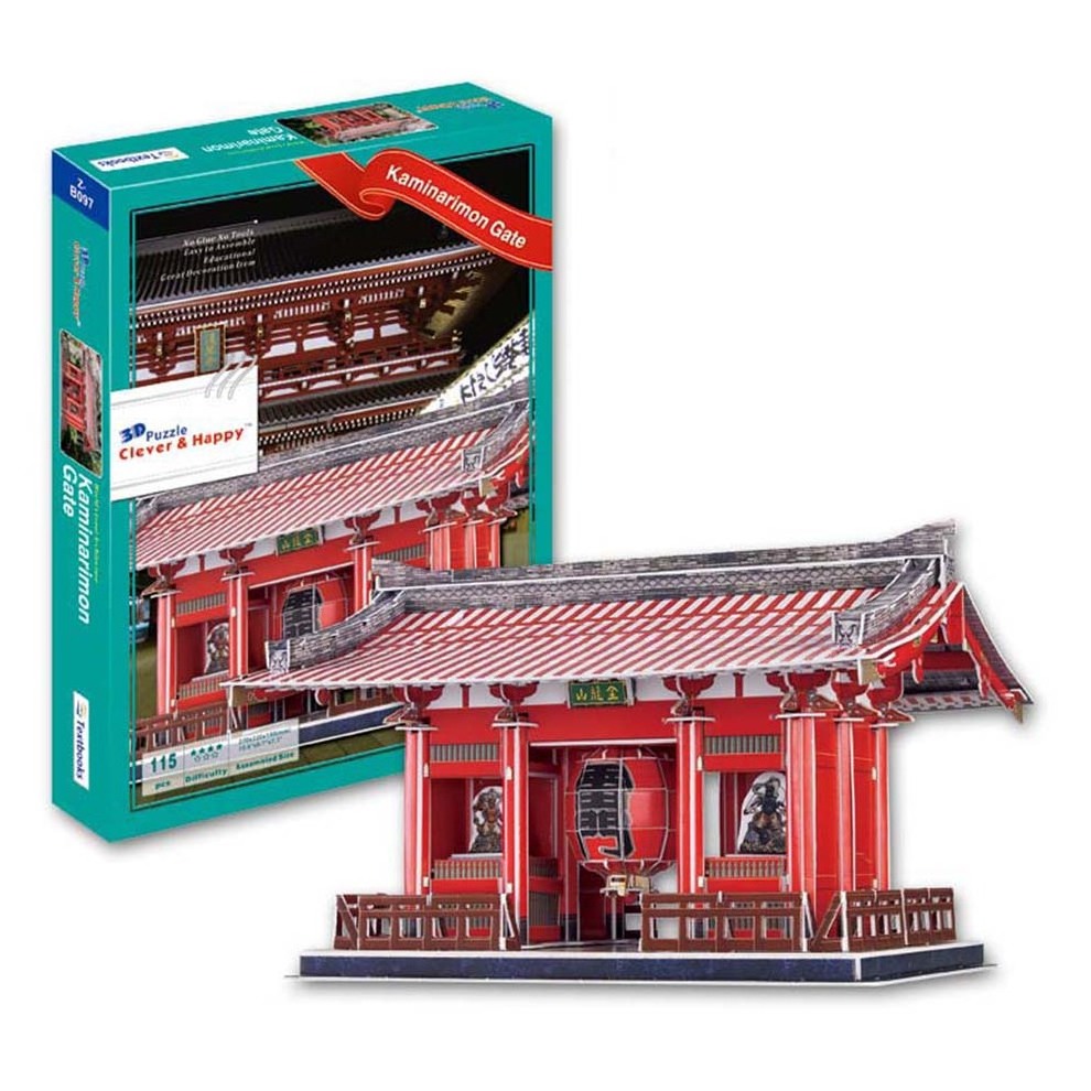 3D Himeji Jo Castle Paper Puzzle Japanese Building Model Kit For Kids