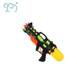 Water Pressure Gun For Kids Black Plastic Water Gun With Long Bottle