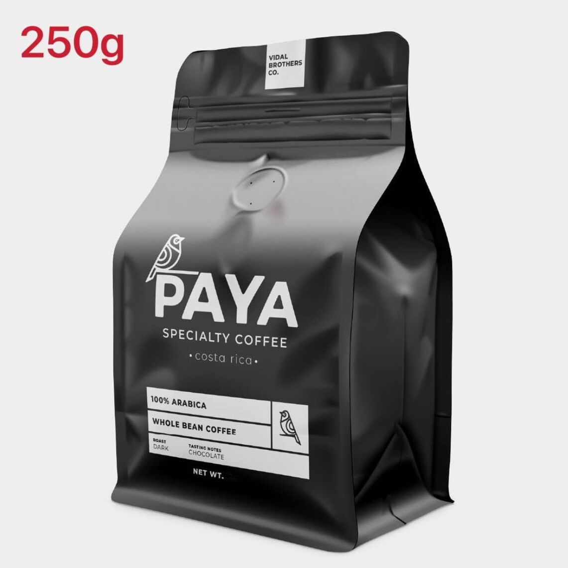 AT PACK Low MOQ To Start 250g 1kg Flat Bottom Coffee Bags With Valve And Zipper Coffee Beans Packaging