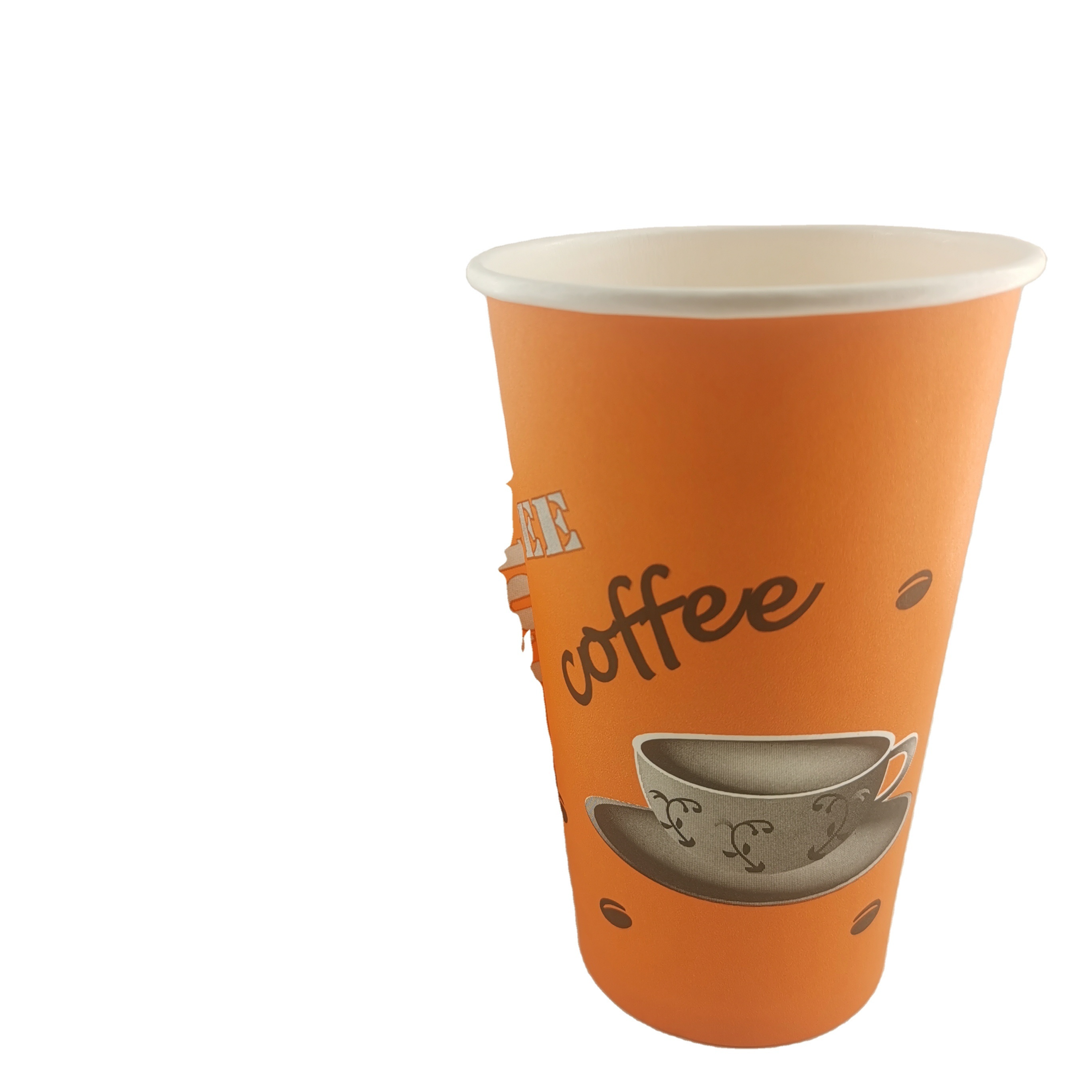 Custom printed 8 oz 12 oz 16 oz Double wall paper coffee cups Single wall paper cup Disposable Paper Cup