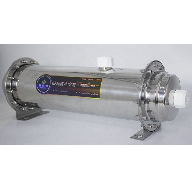 household uf water filter 304 stainless steel water filter for kitchen sink pvdf water purifier