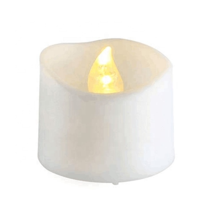 New Design Plastic Flameless Battery Operated Led Tealight Votive Candle For Christmas Halloween Decoration