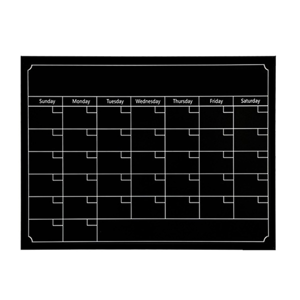 Dry Erase Board Magnetic Calendar Wall Stickers Refrigerator Stickers Meeting Blackboard Stickers