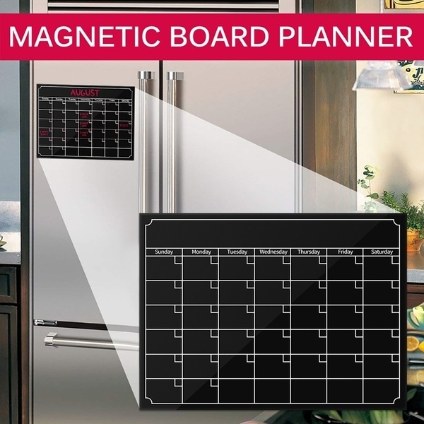 Dry Erase Board Magnetic Calendar Wall Stickers Refrigerator Stickers Meeting Blackboard Stickers