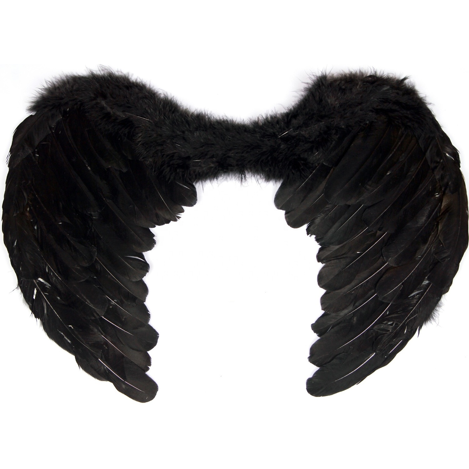 Black White Feather Wing Halloween Party Angel Wings Costume for Kids Women Girls Halloween Cosplay Costumes Feather Wings