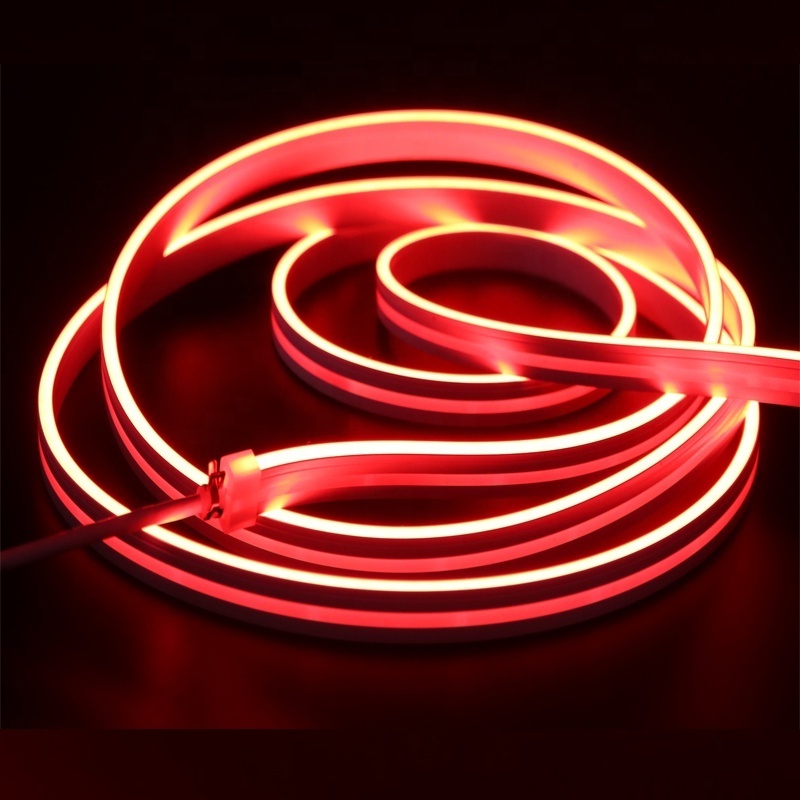 decorative led lights 0612 DC 24V/12V silicone soft neon strip Closet Cabinet Lights Living Room RGB Luminous LED Lamp