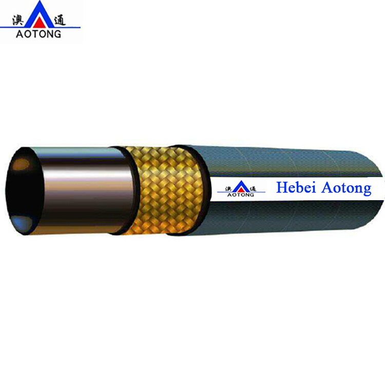 Flexible steel wire braided high pressure hydraulic rubber hose