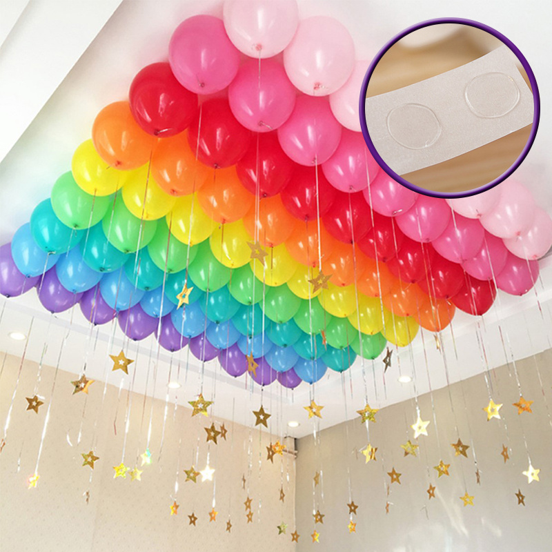 Balloons Removable Point Balloons Glue Point Adhesive Double Sided Dots Balloon Hot Point Stickers