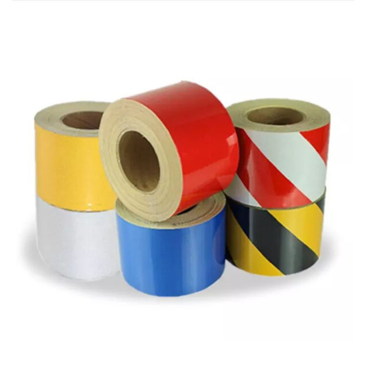 Waterproof Red And White Adhesive Safety Conspicuity Reflector Tape For Trailer Cars Trucks Outdoor Reflective Tape