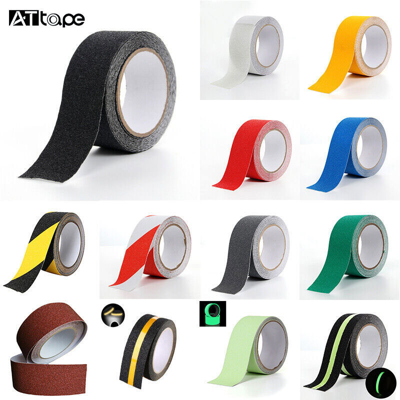 Anti Slip Tape Safety-Walk Tub and Shower Treads Non Skid Bath and Shower Indoor Tape for Wooden Steps Stairs