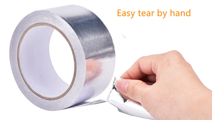 2inch Aluminum Foil Tape-Pipe Wrap Insulation Heat Resisting Thermal Tape Silver Heat Reflective Duct Tape