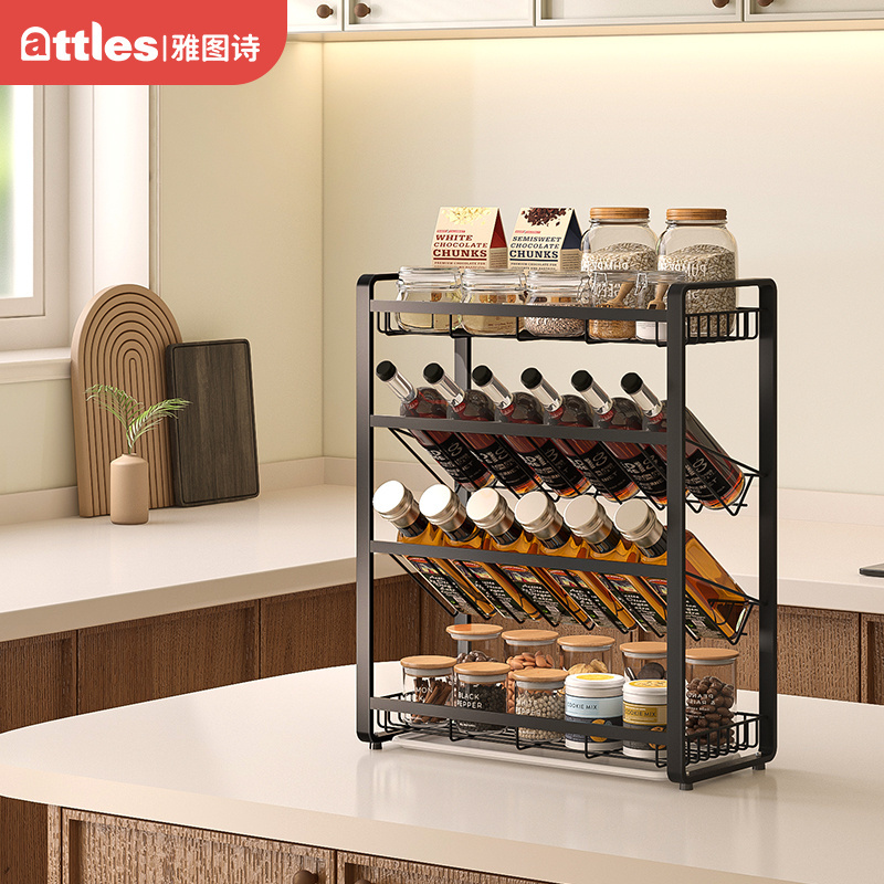 2024 Super Affordable Kitchen Four Layers Heavy Duty Shelving Rack Storage Shelves Units Kitchen Shelves Storage