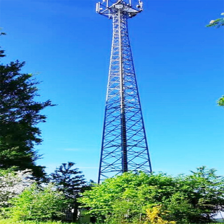 Factory Hot Sale 3 Legged Tubular Steel Lattice Telecommunication Antenna Tower Telecommunication Tubular Tower