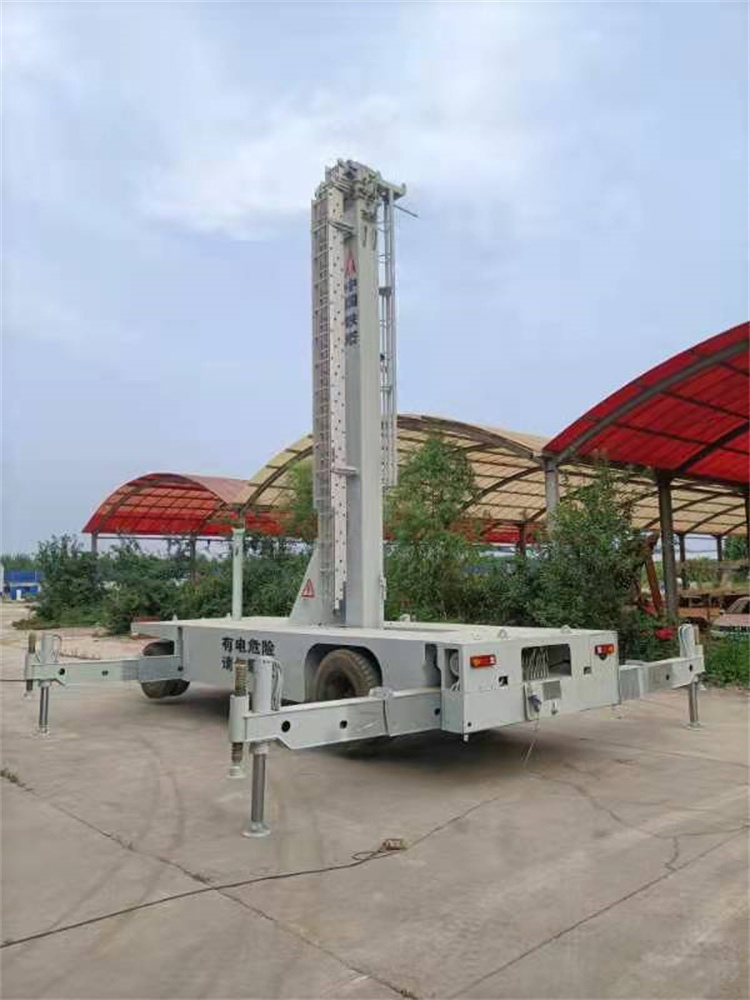 Wholesale Cheap Price Portable Ow Cell On Wheels Light Telescopic Mast Heavy Duty Trailer Communication Tower For Construction