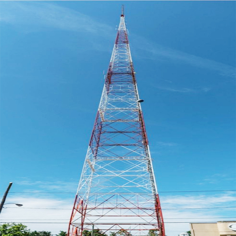 Factory Hot Sale 3 Legged Tubular Steel Lattice Telecommunication Antenna Tower Telecommunication Tubular Tower