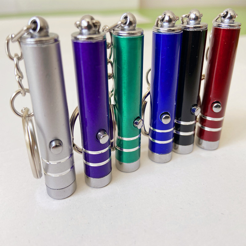 Infrared Light Money Detector Light Flashlight Cold White Light Multifunction LED Keychain Mini Flashlight