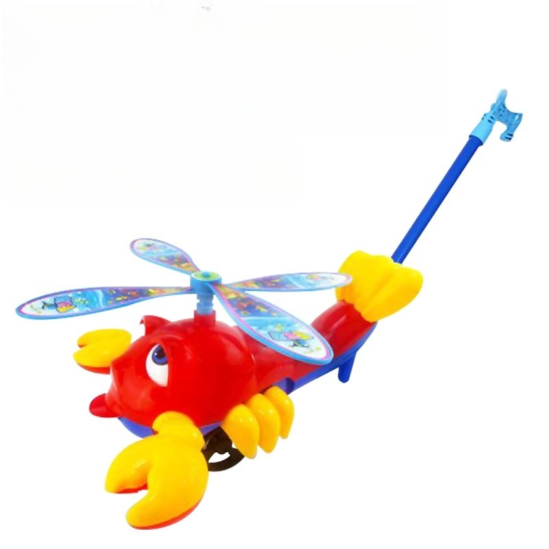 Push lobster pull toys walkers Toddler Stroller Push airplane Children's Toys aircraft Walker with Wheels For Kids