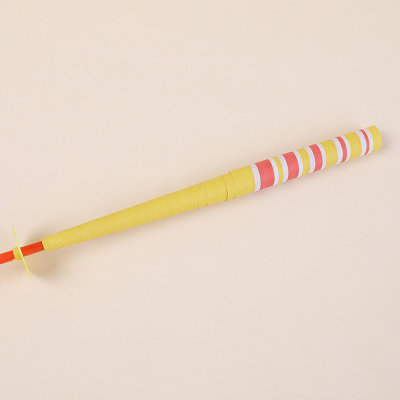 Classic nostalgic children's retractable stick toy magic wand scary hand stick paper roll stick Paper Swords YoYo toys