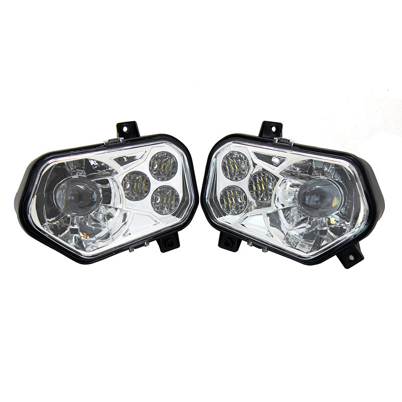 Atubeix Hi Low beam Headlamp for Polaris Scrambler 850 LED Conversion Headlight Kit