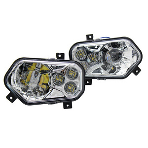 Atubeix Hi Low beam Headlamp for Polaris Scrambler 850 LED Conversion Headlight Kit