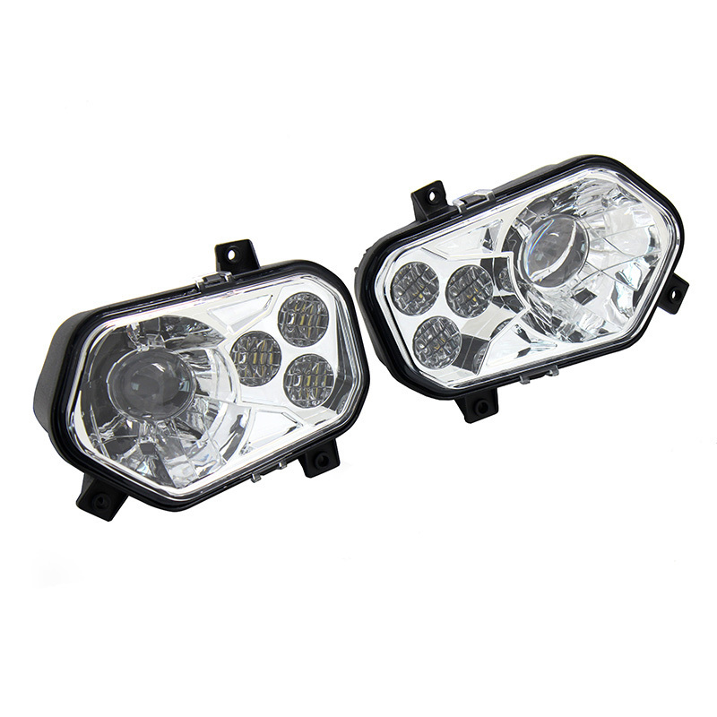 Atubeix Hi Low beam Headlamp for Polaris Scrambler 850 LED Conversion Headlight Kit