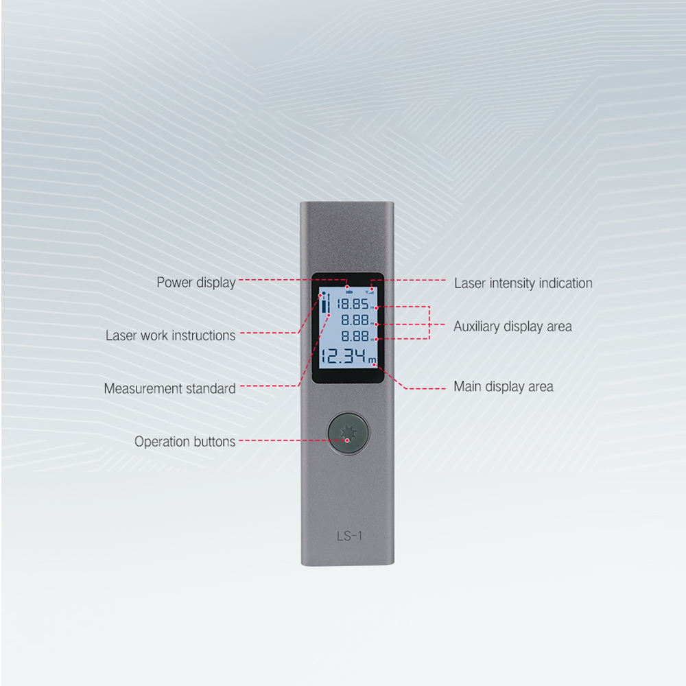 ATuMan Long Distance Laser Rangefinder Rensor Mini 40m Handheld Precision Laser Digital Accurate Professional Range Finder Laser