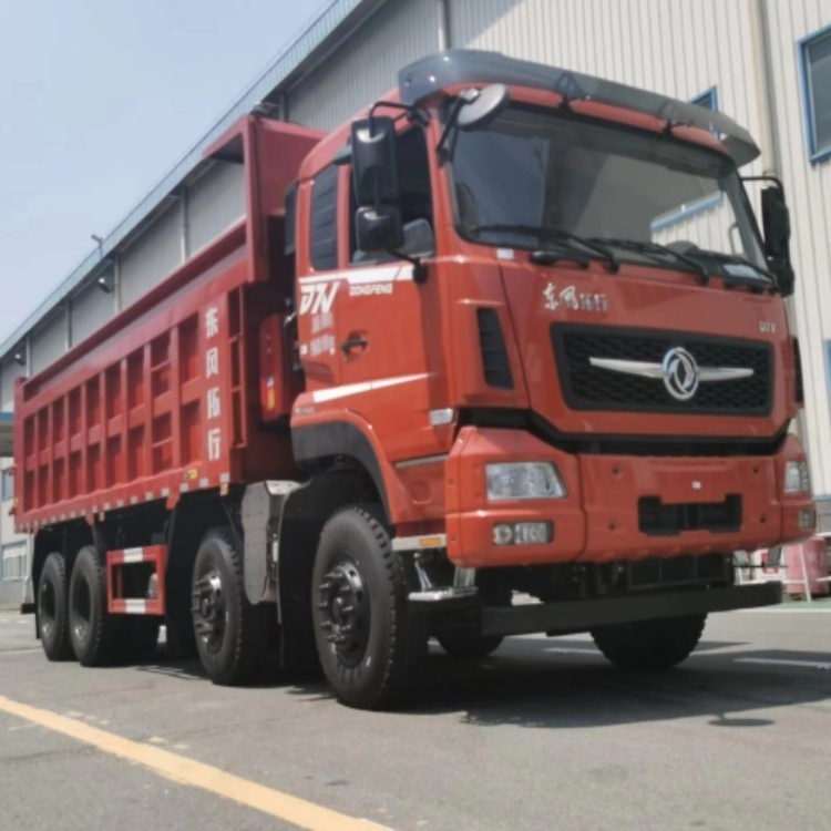 Dongfeng dump truck 40 ton 50 tons 60 ton design installed 260 HP Dongfeng E3 Euro 4 Euro 5 engine 8x4 type dump tipper truck