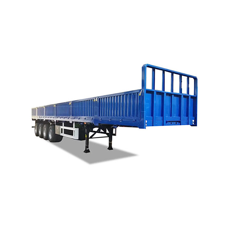 3 Axle 4 Axle Side Wall Truck Trailer Enclosed New Sidewall Fence Cargo Semi Trailer Side Wall Bulk Cargo Trailer