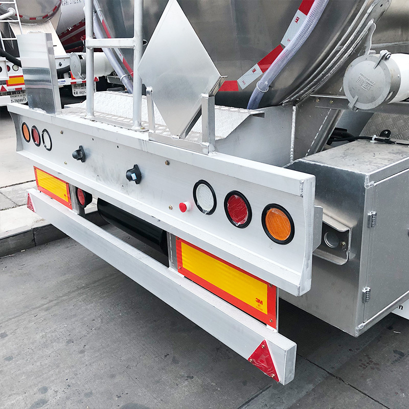 Factory New 42000l Diesel Gasoline Fuel Oil Truck Semi Trailer Aluminum Fuel Tanker Tank Trailer For Sale Fuel Tank Trailer