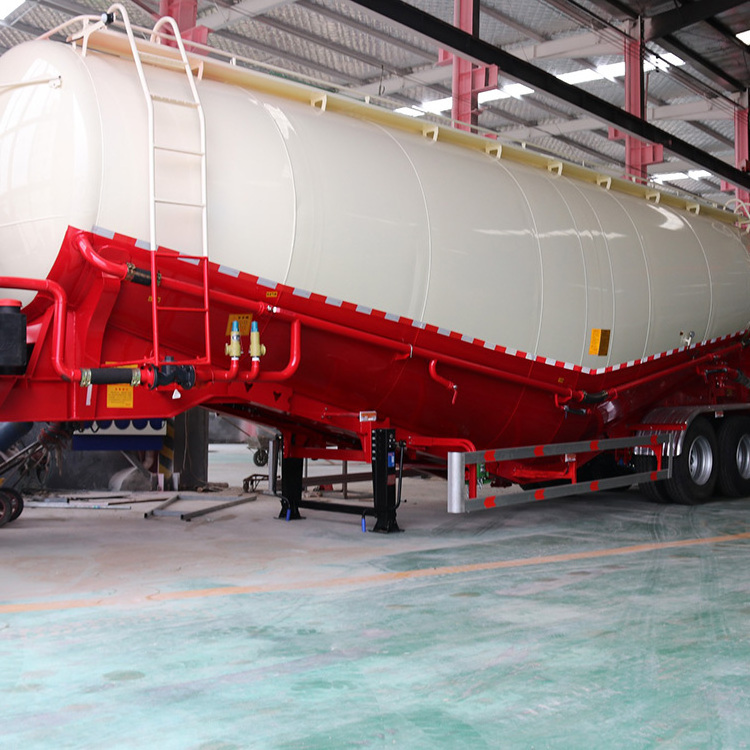 40 35cbm Cement Bulker Diesel Engine Dry Powdery Bulk Tank Semi Trailer For Sale